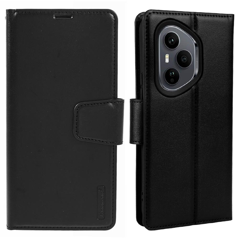 HANMAN Mill Series for Honor 400 Pro 5G (Global) Case Wallet Stand PU Leather Phone Cover