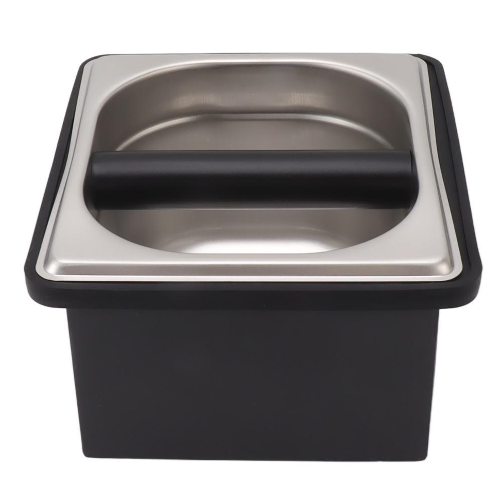 Removable Container Coffee Knock Box Large Capacity Grounds Disposal Container For Coffee Bar