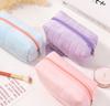 Velvet Makeup Bag, Large Capacity Portable Cosmetic Pouch Elegant Storage Bag for Travel