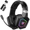 ONIKUMA Tri-Mode Gaming Bluetooth Headset Over-Ear High-Quality Call Noise-Cancelling Low Latency