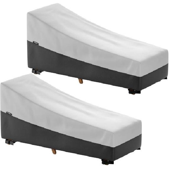 2 шт. Чехлы для садовой мебели, водонепроницаемые, для садовых шезлонгов