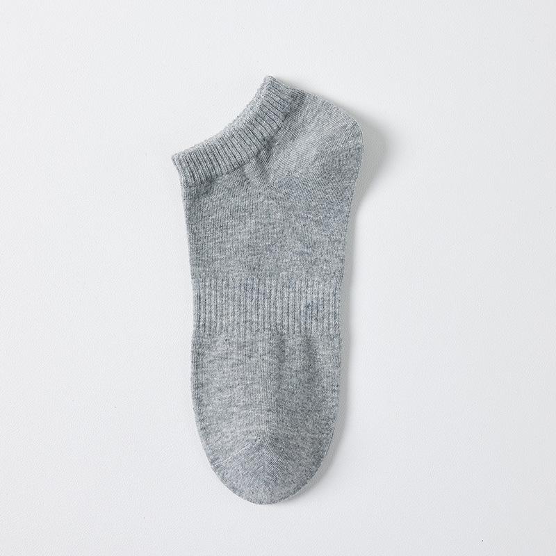 Men's Summer Thin Cotton Ankle Socks: Breathable, Sweat-Absorbing, Anti-Odor Low-Cut Sports Socks
