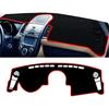 Car Dashboard Cover Anti-Scratch Dash Cover Interior Dash Covers - for Kia Soul AM 2009 2010 2011 2012 2013, A Red Side Lhd