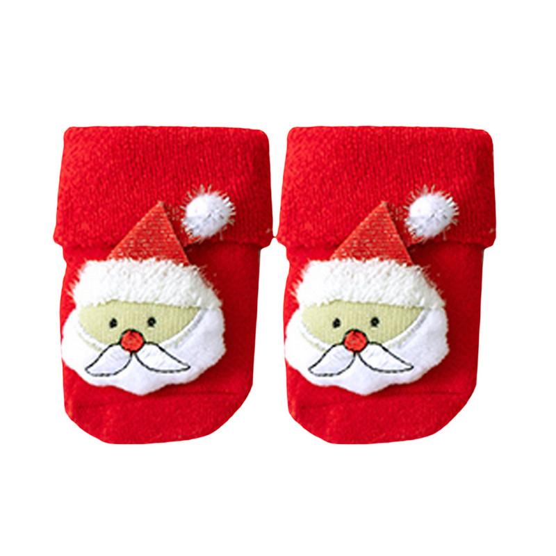 Christmas Newborn Baby Girl Boy Fuzzy Socks Slipper Socks Kids Winter Warm Holiday Socks Baby Items Clothing