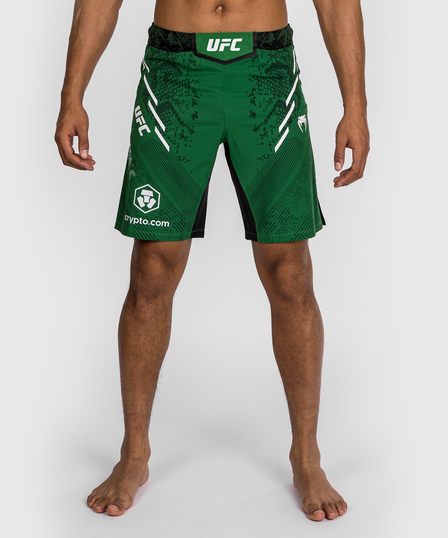 

UFC Adrenaline by Venum Authentic Fight Night Мужские бойцовские шорты - длинный крой - зеленый