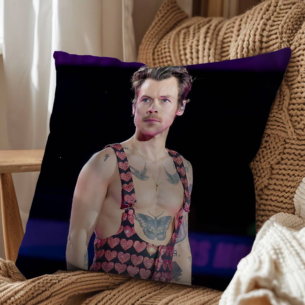 Federa Cuscino Harry Styles American Girls Federa Cuscino Copricuscino per Divano Soggiorno Adatto per Decorazione Casa Camera da Letto