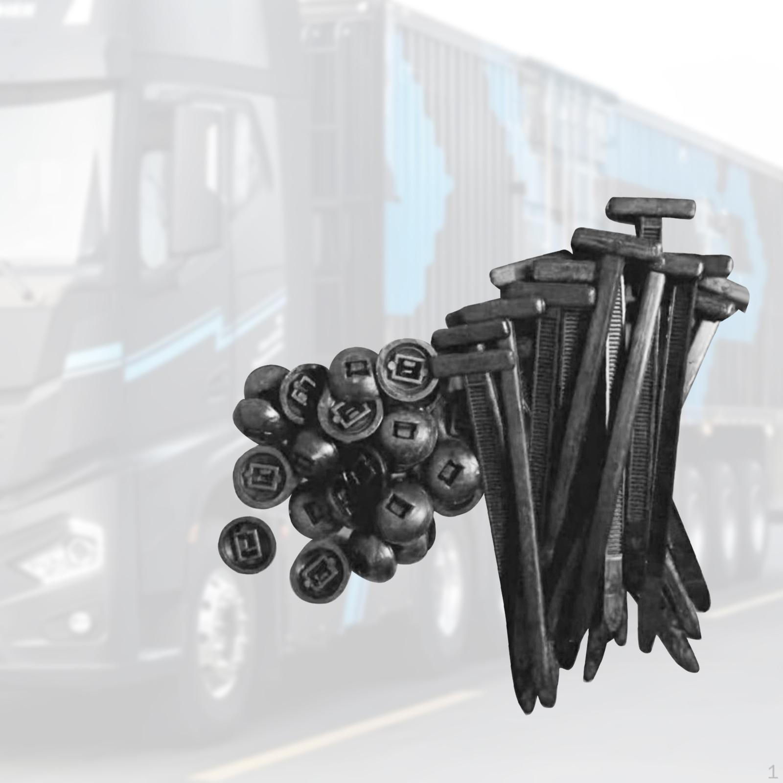 

20 штук Універсальні кабельні стяжки Автомобільні нейлонові стяжки Пряжки Багатоцільові Професійні нейлонові стрічкові пряжки