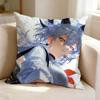Game WWuthering WWaves ZZani  Square DoubleSided printed Pillow Case Bedroom Bedside Pillow Sofa Cushion Cover