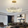 Wohnzimmer-Kronleuchter, moderne Acryl-Ginkgo-Pendelleuchte, LED-Kronleuchter für Esszimmer, Beleuchtungskörper