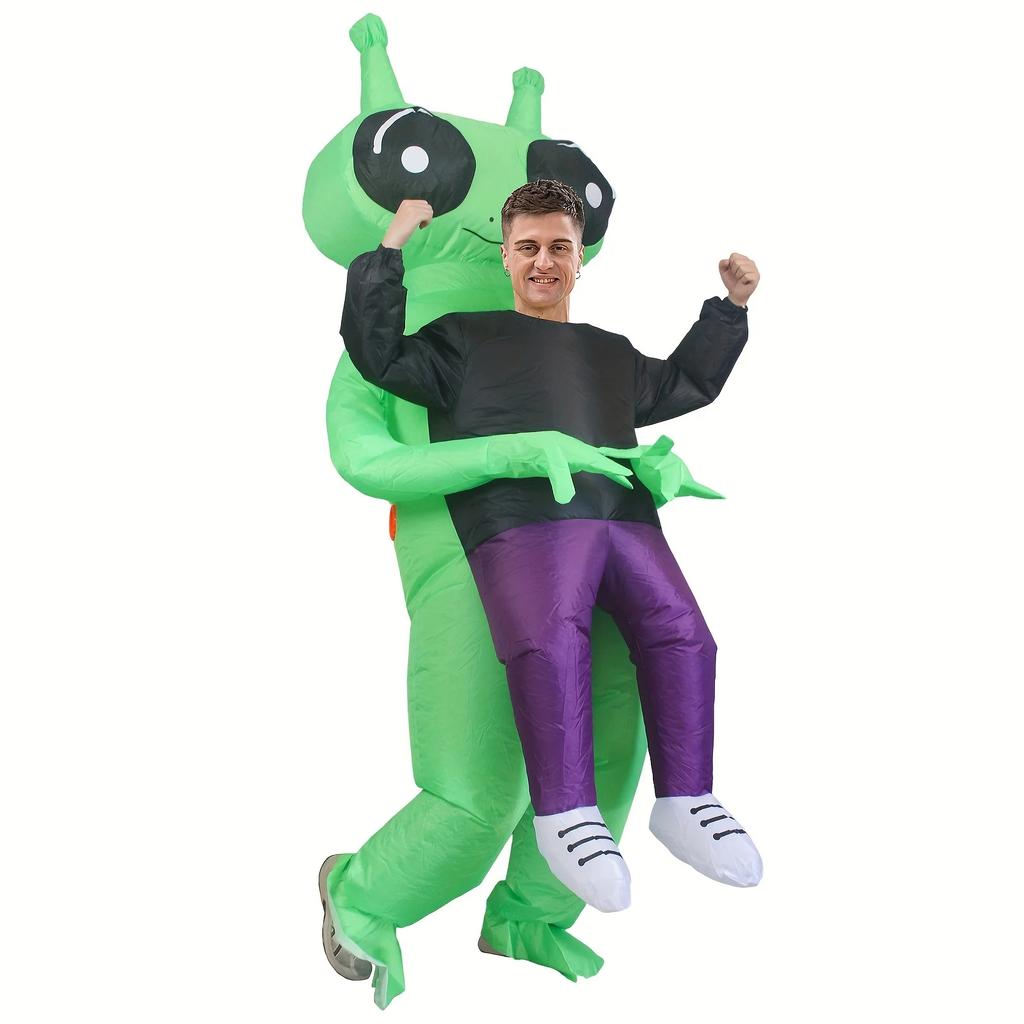Funny ET Alien Inflatable Costume Dress Suit Boy Girl Adult Purim Carnival Halloween Anime Party Cosplay Costumes Birthday Gift