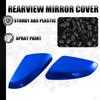 Pair LH+RH Side Fit for Honda Civic 2016-2021 Blue Mirror Caps Cover Replacement