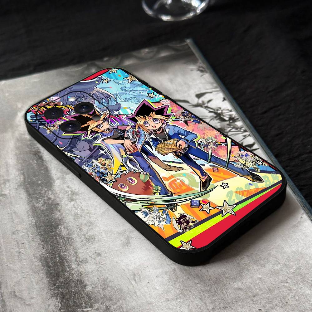 Anime Yu-Gi-Oh Yami Yugi Phone Case Black Silicone Soft Shell For IPhone 17 16 15 14 13 12 11 Air Pro Max Plus Hot Sale
