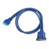 50cm USB 3.0 Extension Cable Dual Ports Panel Cable Motherboard Extension Cable  PC Building