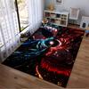 Anime character print non-slip rug, suitable for living room and bedroom sofa