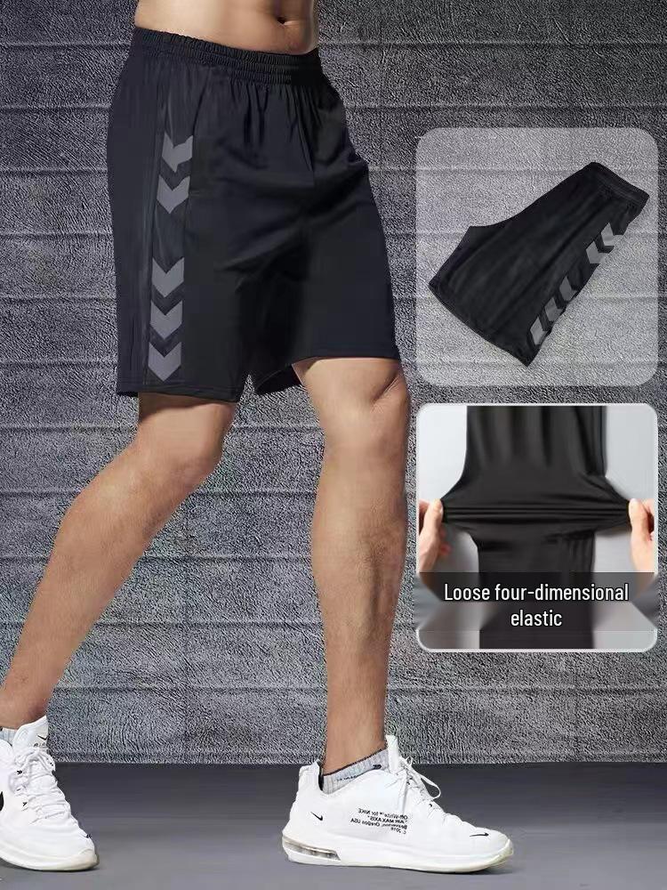 Men's Quick-Dry Summer Fitness Shorts - Casual Five-Point Running Shorts