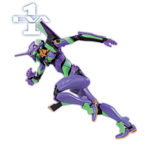 Doyusha Evangelion: New Theatrical Edition AMK Series EVA-01 Evangelion Unit-01, Approximately 20cm Tall, Pre-painted Plastic Model