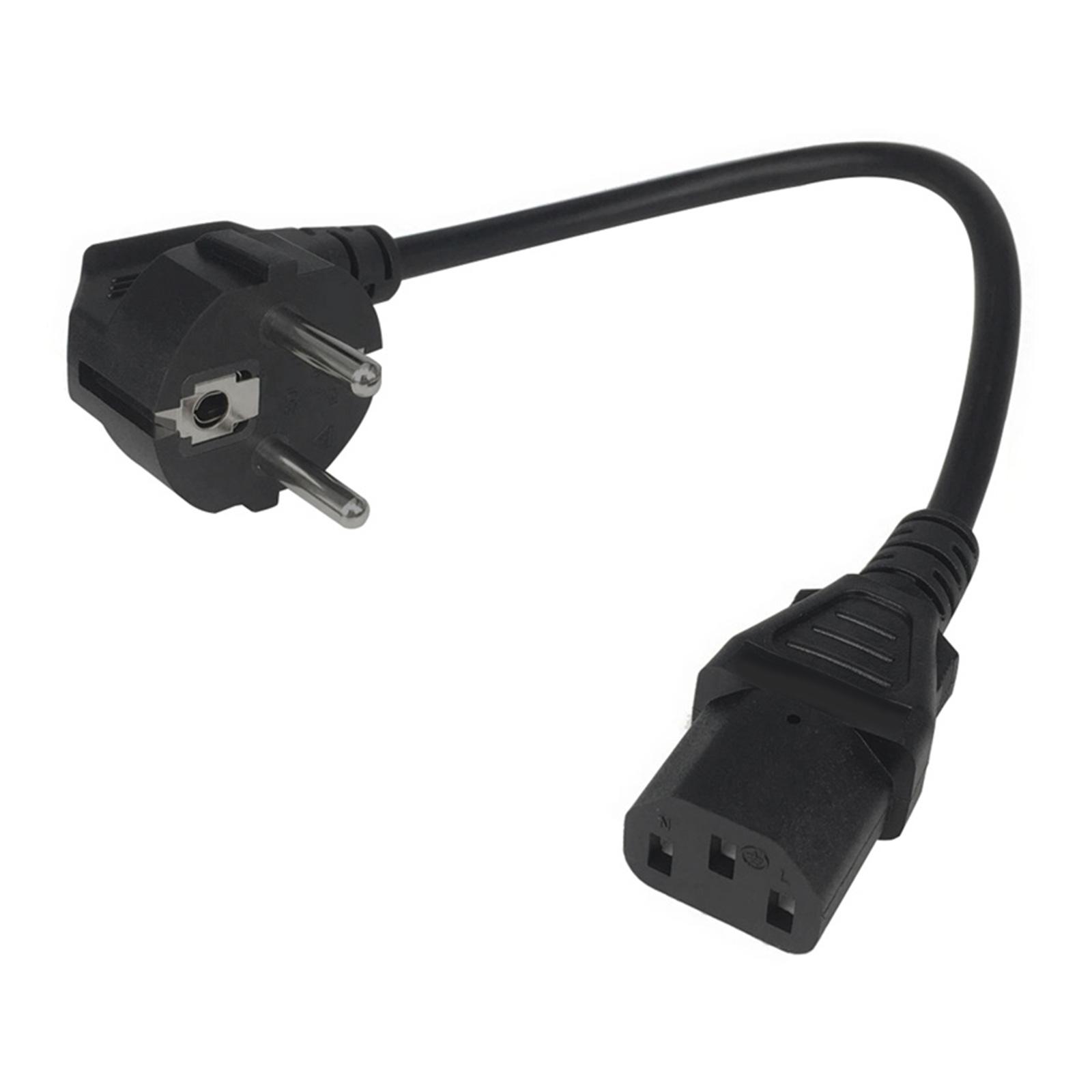 

EU4.8mm 2Prong to IEC320 C13 Female Extension Power Adapters Cable EU4.8mm to IEC320 C13 3Pin Power Adapters A