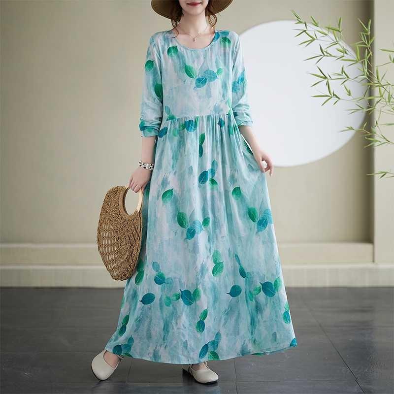 Actual 2025 Early Fall New Floral Dresses