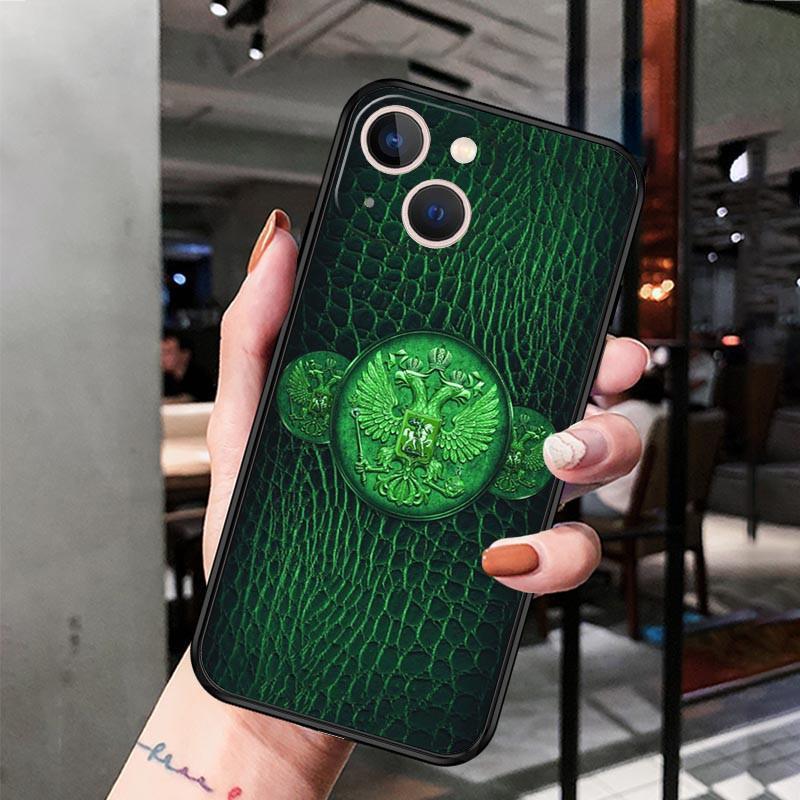 

Подходит для чехла для мобильного телефона Apple IPhone15Pro, роскошный чехол для мобильного телефона с российским флагом, окрашенный и устойчивый к падениям iPhone 16 pro