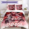 3pcs Custom Name Cartoon Genshin Impact Characters Bedding Set Duvet Cover Closure Includes 1 Duvet Cover & 2 Pillowcases for All Seasons Bedroom Deco