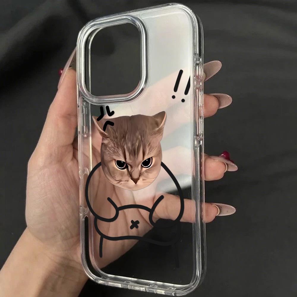 Acrylic Phone Case for iPhone 11 12 13 14 Pro 12 14 16 Pro Max for Samsung A16 A36 A56 S24 FE High-quality Painted Anti-fall Mobile Phone Case