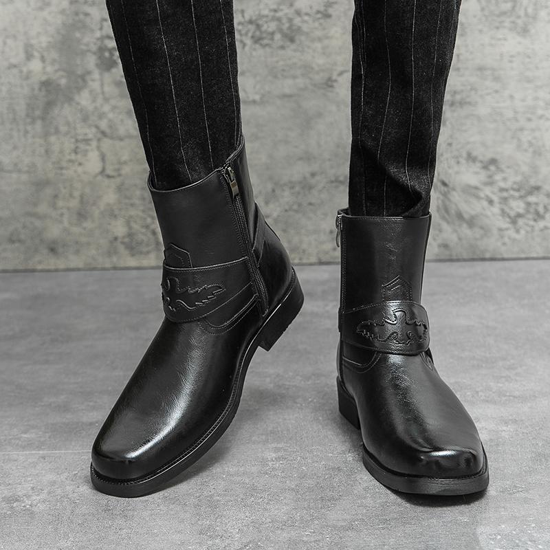 Модные мужские сапоги в британском стиле — фото 3