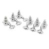 1:18 Gear Ratio Guitar Tuners Knob Enclosed Robust Silver Electric Guitar String Knob Tuning Pegs