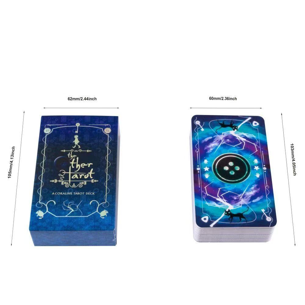 The OTHER Tarot 78 Pcs Tarot Cards Based On Rider System The Key That Opens The Door To The Coraline World 10.3*6cm