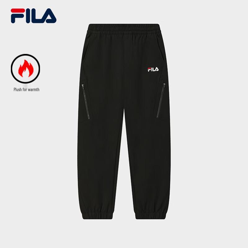 Fila Men's Plush-Lined Cuffed Woven Pants