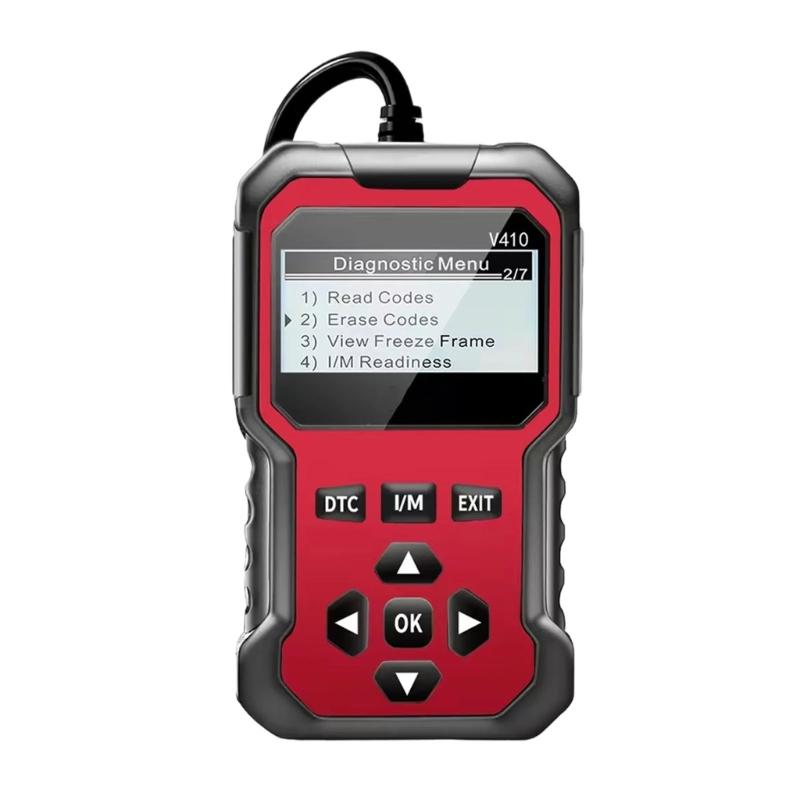 Industrial OBD2 Diagnostic Scanner High Resolution Display Multiple Language Compatibility Car Diagnostic Tool