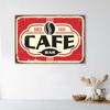 Canvas Print Retro Poster Sign Cafe