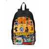 Al Italian Brainrot Pattern Backpack Breathable Student Schoolbag Gift Casual