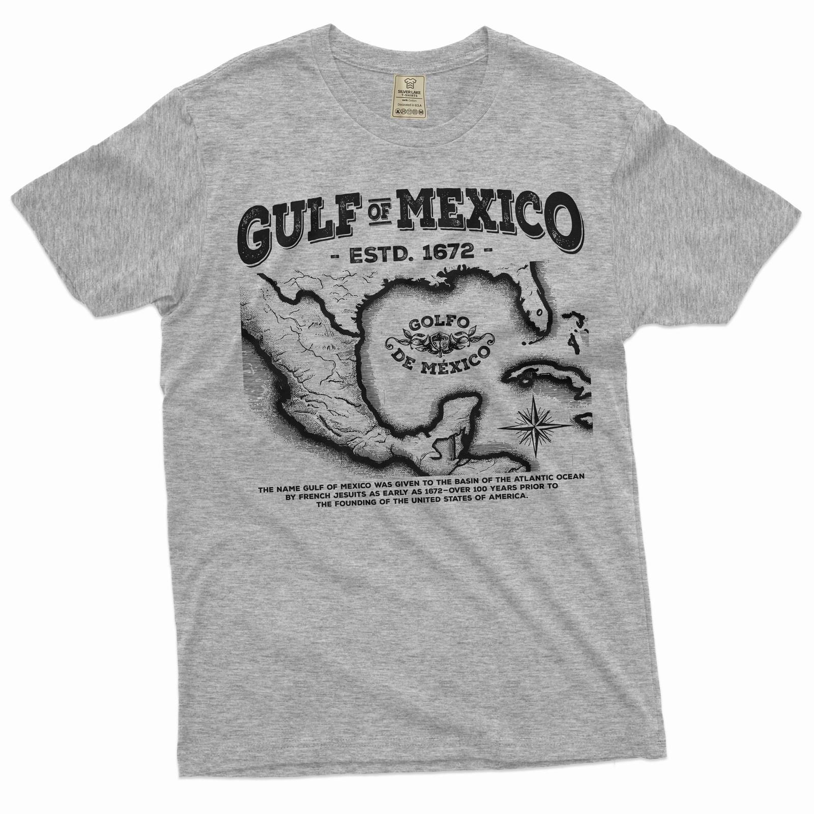 Gulf of Mexico T-Shirt Mens Womens Tees Top origin of Gulf of Mexico history democratic shirts S