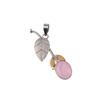 Rose Chalcedony Gemstone Handmade 925 Sterling Silver Pendant Women Jewelry Gift PP-55-18