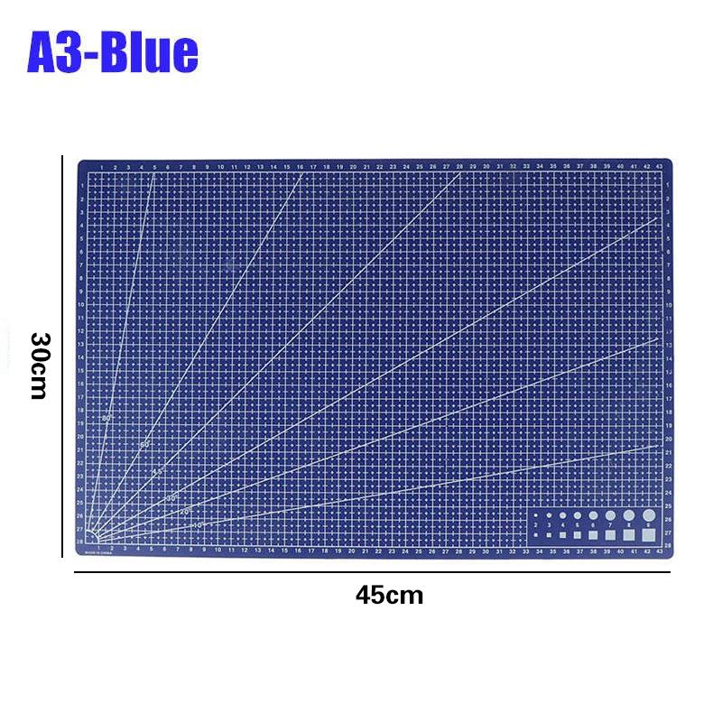 A3/A4/A5 DIY Grid Line Tool Pvc Rectangular Cutting Mat Plastic Patchwork Cut Pad Sewing Supplie