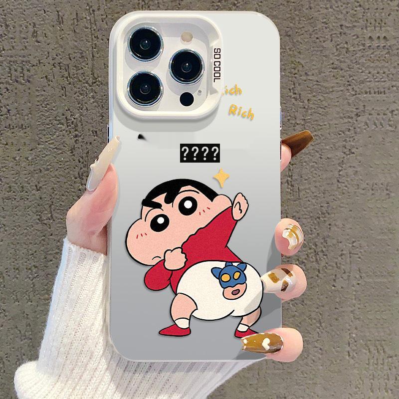 Silver CaiFaXiaoXin iPhone 17 Case, Compatible with Apple 15 Pro Max, 14 Pro, 13, 16 Pro.