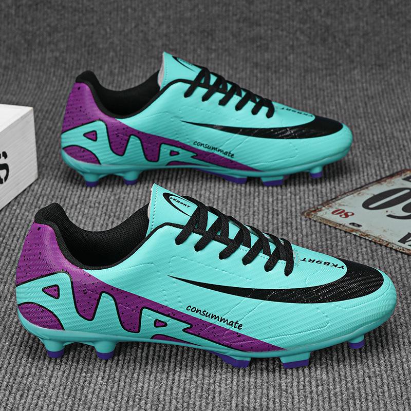 New Football Shoes Youth Game Professional Training Shoes Student Adult Grass Spike Sports Shoes