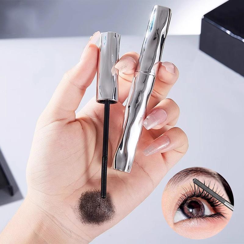 Wasserdichte 3D Verlängernde Mascara Schwarzes Stahlrohr Wimpern Primer Augenwimpern Bürste Langanhaltende Seiden Mascara Kosmetik Geschenk
