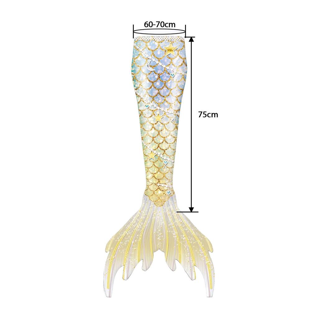Mermaid Tails Costume Cosplay Swimsuit for Swimming Girls Boys 413 Year Old 110cm E413