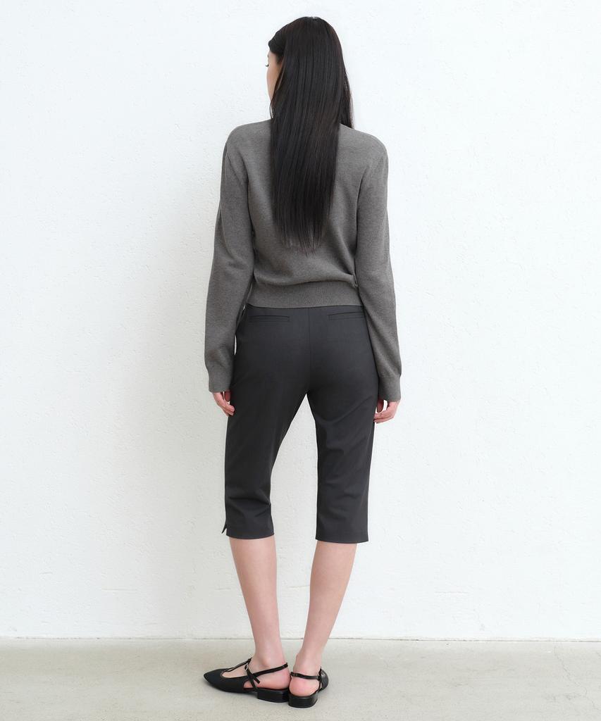MUSINSA STANDARD WOMAN Women'S Low-Rise Capri Pants [Grey]