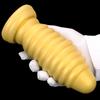 Gold Silikon Weiche Super Große Dicke Saugnapf Anal Expander Anal Plug Fisting Masturbator Großen Dildo Sex Spielzeug