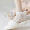 Women's Summer Thin Sweat Absorbing Breathable Moon Boneless Short Tube Socks