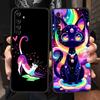 Colorful Cat Design Case For Realme C67 C63 C55 C53 C35 C25 C21 GT 2 3 5 6 10 11 12 13 Pro Plus 5G Soft TPU Phone Cover Fundas