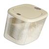 Rice Storage Container Multipurpose Large Capacity Food Grade Rice Storage Bin for Kitchen Cream White L
