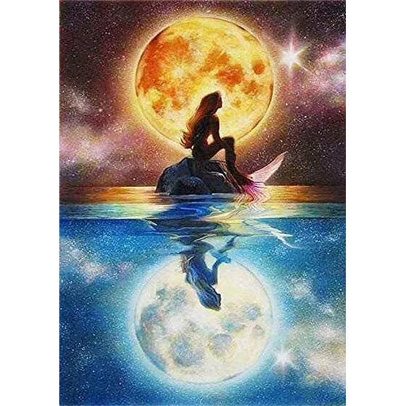 DIY Diamond Painting Special Woman Cross Stitch Kit Mosaic Art Diamond Painting Full Circle/Square Diamond Home Decoration