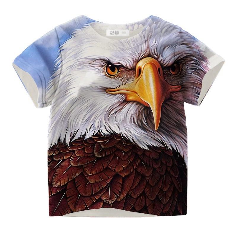 Mens Breathable Quick-Dry Short Sleeve T-Shirt With 3D Digital Print Loose Fit Cotton-Blend Sports
