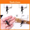 Kikis Delivery Service Naughty Black Cat Broom Anime Necklace With Multilayer Alloy Chain For Collectors And Gifts