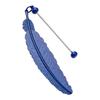 Feather Bookmarks Beadable Book Mark Metal Feather Book Page Holder for Book Lover Reader Teacher Student Gift