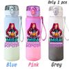 For KPOP Cup 750ML Bottle Portable Sports Kpop Plastic Anime Gradient Drinking Direct Drinking Water Cup Gourd Container