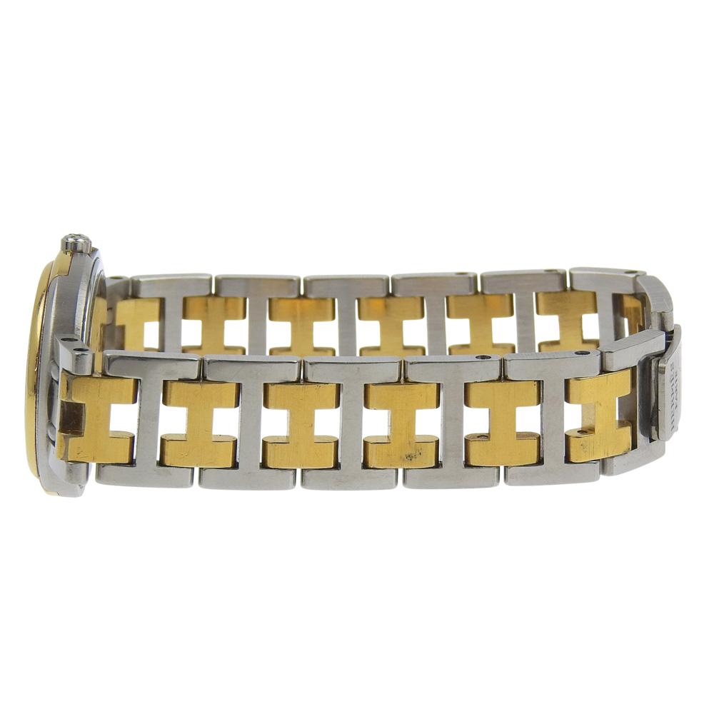 Hermes Windsor Watches goldDial Stainless Steel/Plated Gold Quartz Analog Display Women Used